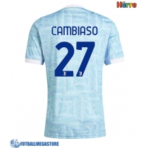 Fotballdrakt Herre Juventus Andrea Cambiaso #27 Bortedrakt 2025-26 Kortermet